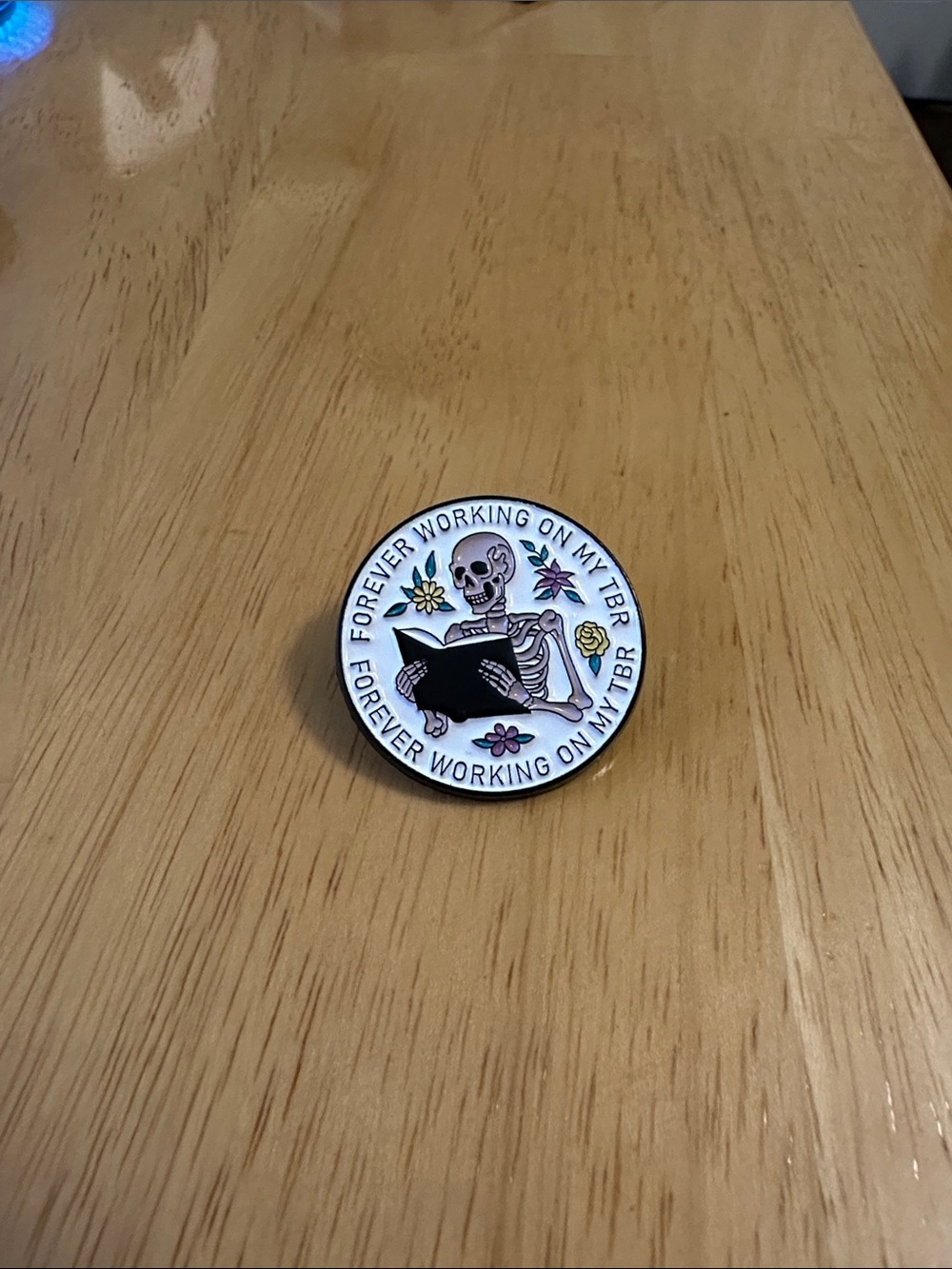 Multiple Quantity: Forever Working On My TBR Reader Pin